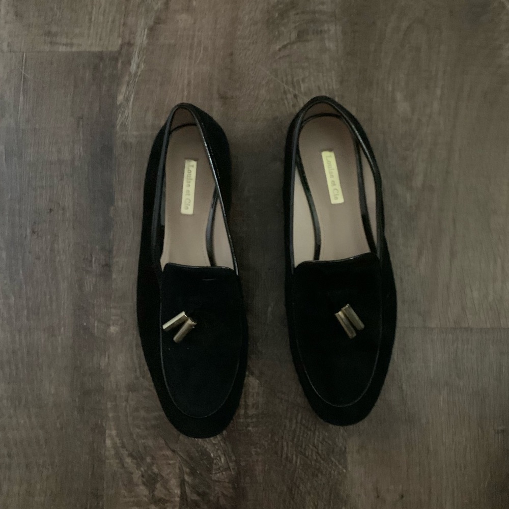 Louise et Cie Black Platforms, Size 8M